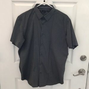 Banana Republic Patterned Short Sleeve Button Up